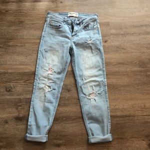 A&F kids jeans